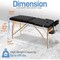 Serenelife Portable Massage Table - Professional Adjustable Folding Bed with 3 Sections and Carrying Bag for Th SLMASGE1 - alternate 1